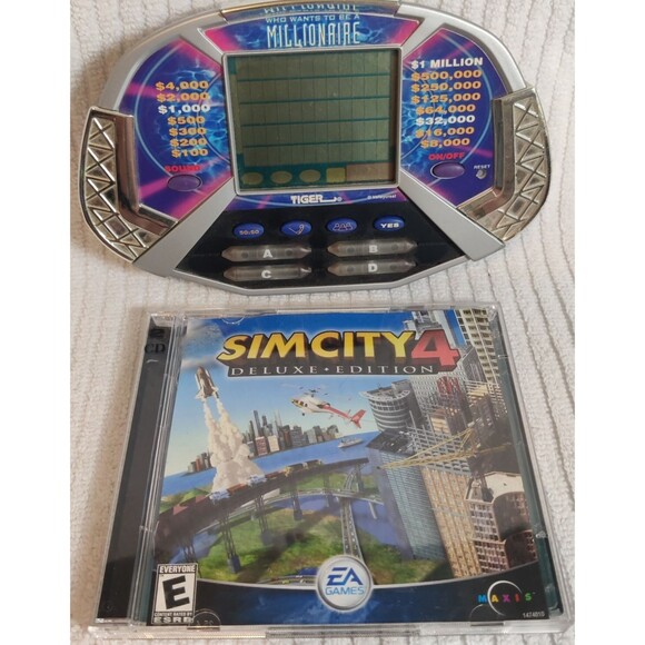 Vintage Lot of 3 items-One Electronic Handheld Game and Two PC Games-Pre Owned - Picture 3 of 16